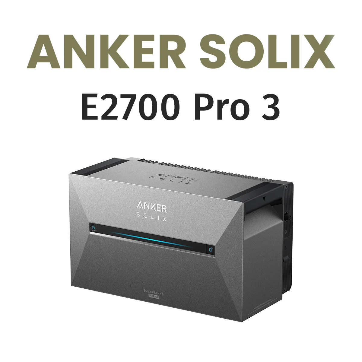 Anker SOLIX Solarbank 3 E2700 PRO storage, balcony power plant battery 2.68 kWh 0% VAT