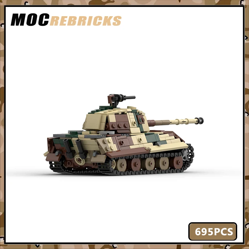 Military Weapon Tank 1:45 Vehicle Series Personnel Carrier Educational Assembled Model Toys Brick Children Christmas For Gifts