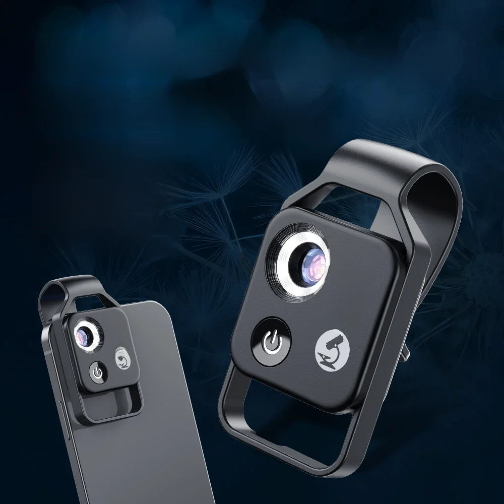 Apexel digital 200x mikroskop objektiv mit cpl mobile led führungs licht lampe mikro tasche super makro objektiv für iphone samsung handys