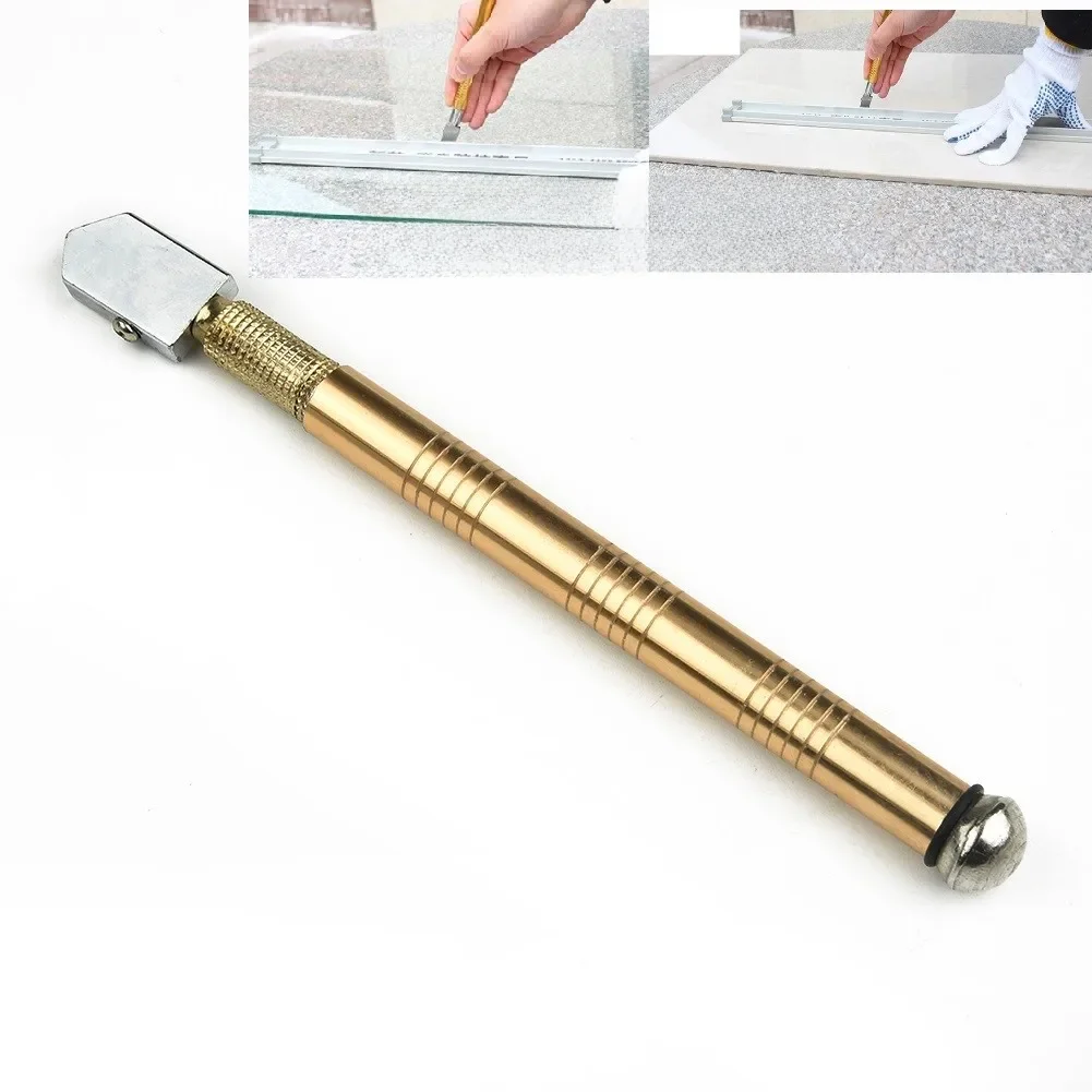 Coupe-verre professionnel Portable 175mm, poignée antidérapante, coupe-verre, lame de coupe, outils de coupe, 1 pièce