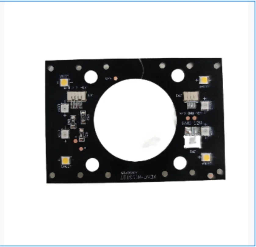 لوحة Pcb LED مخصصة ، ضوء LED RGB ، تصميم الشركة المصنعة Pcba ، Smd 3W-18W