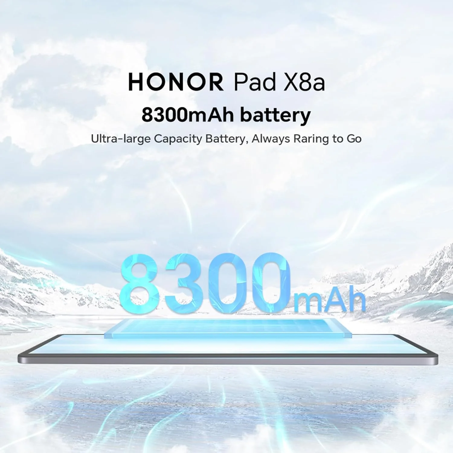 HONOR Pad X8a Tablet WIFI Global Version 4GB 128 GB 11inch 90 Hz Display 8300 mAhBattery Snapdragon 680 Android 14 WiFi Tablet