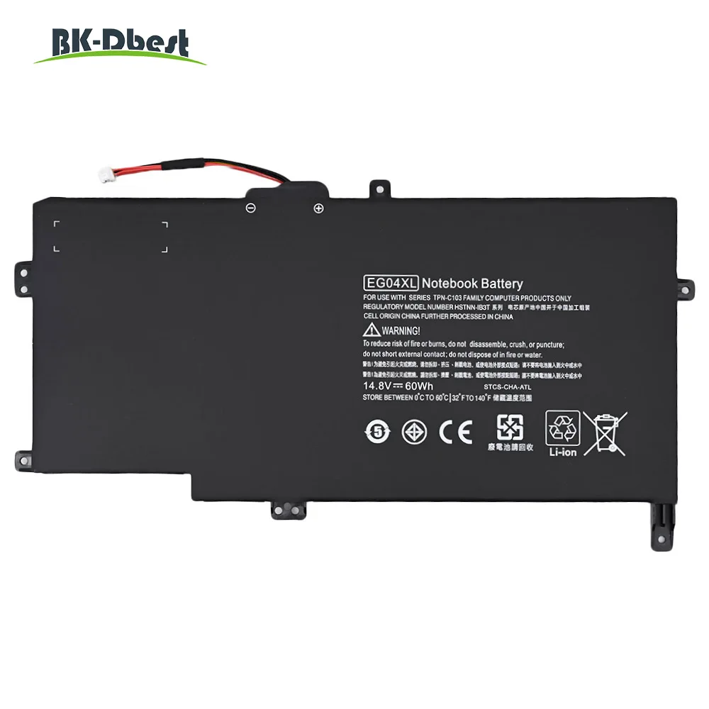 BK-Dbest NEW EG04XL Laptop Battery Compatible with HP Envy 6-1000 Sleekbook 6 Series