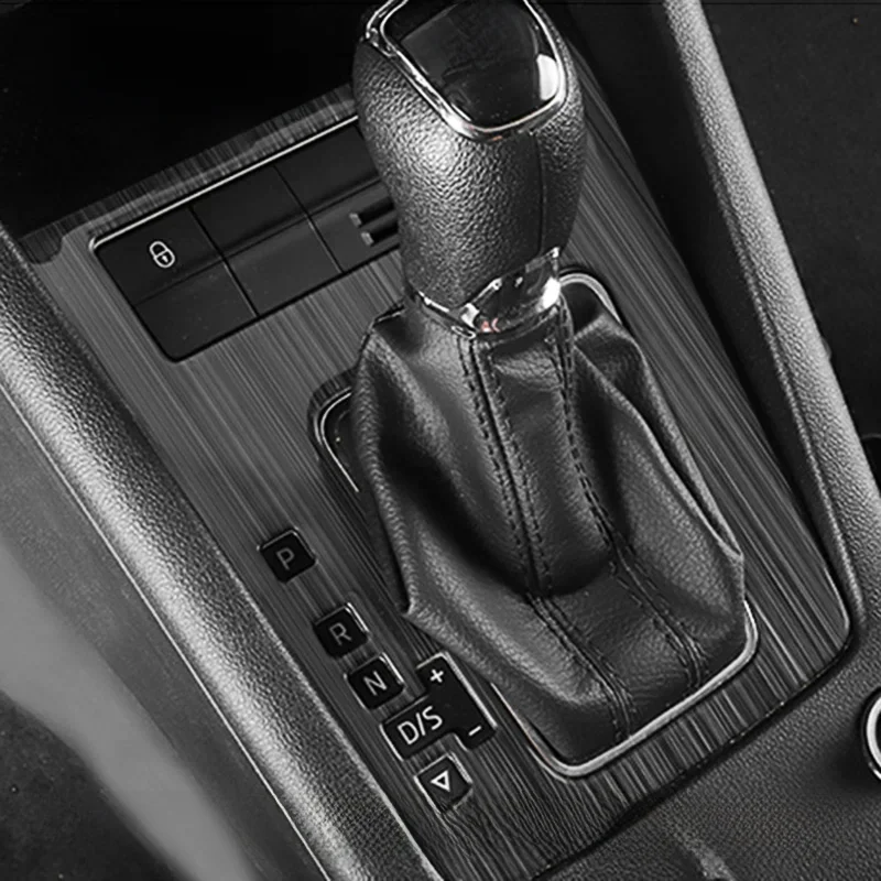 Dla Skoda Octavia A7 2017 2018 2019 AT model samochodu skrzynia zmiany biegów naklejka na pokrywę listwy wykończeniowe ozdoba ochrona samochód stylizacji — zdjęcie 2