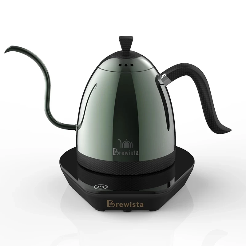 Brewista-4th Intelligent Gooseneck Coffee Kettle, Double Wall, Digital Temperature Control, Coffee Pot, 600ml, 220V