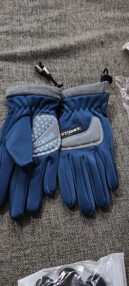GTUBIKE Kids Winter Gloves Thicken Plus Velvet Cycling Riding Mittens Warm Waterproof Children Bicycle Gloves for Boys Girls photo review