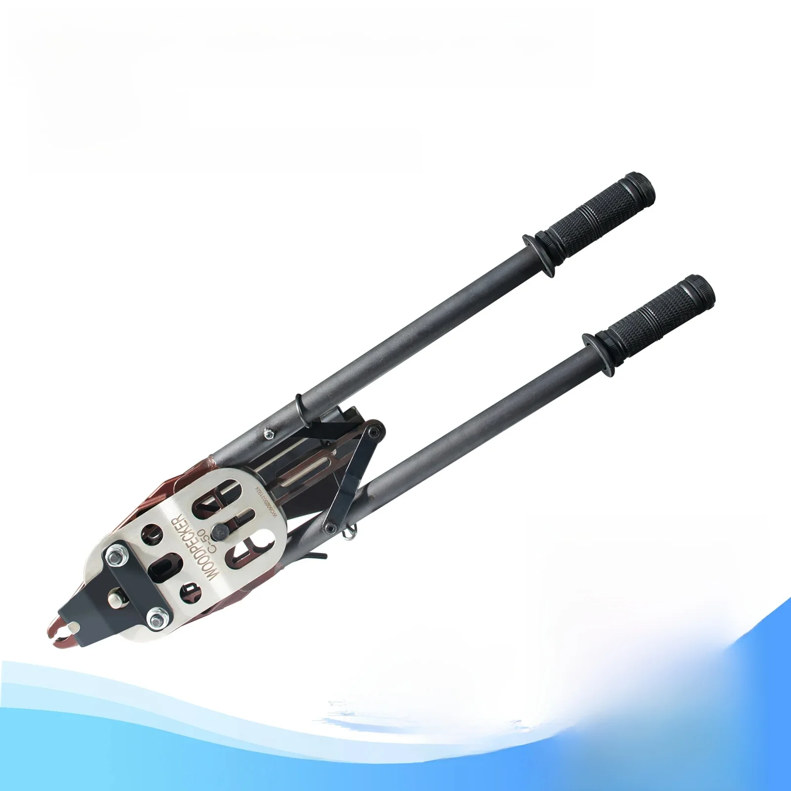 WOODPECKER W-C50 11 Gauge Heavy Duty Hog Ring Gun , Fits 45mm Crown Hog Ring Staples, for Wire Cages, Fencing