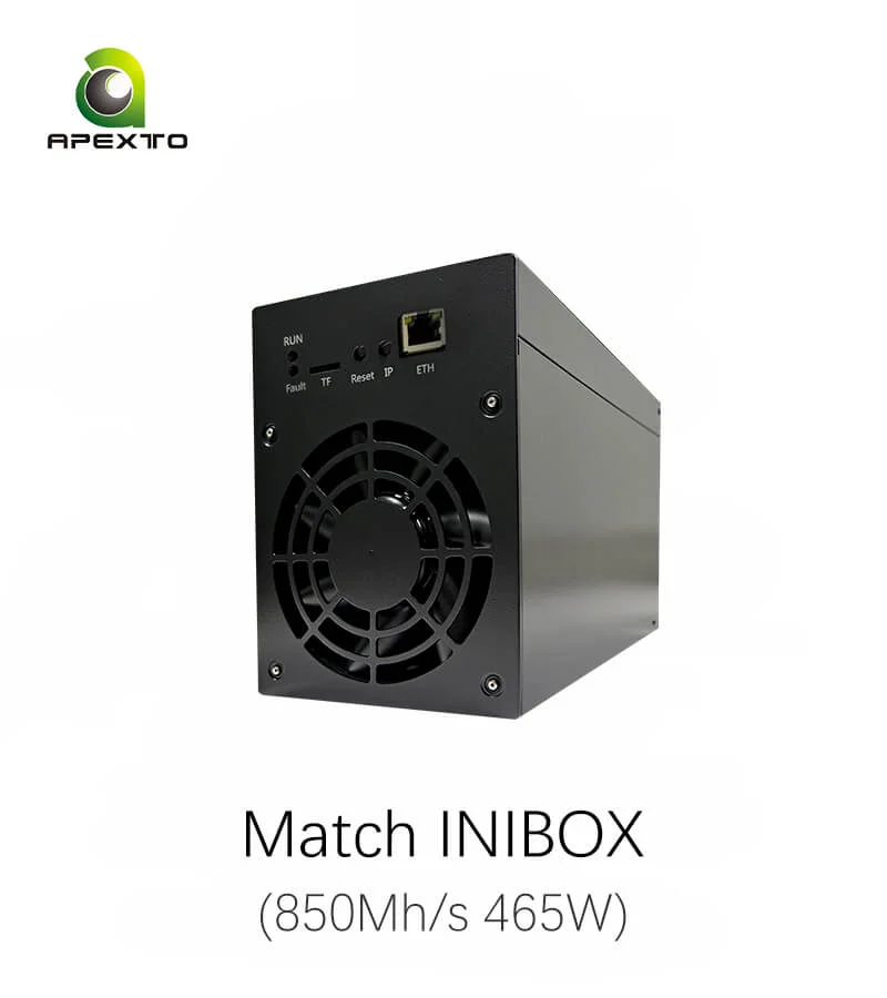 

FAST SELLING Match INIBOX 850 Mh/s 500W INI (InitVerse & INIChain) miner