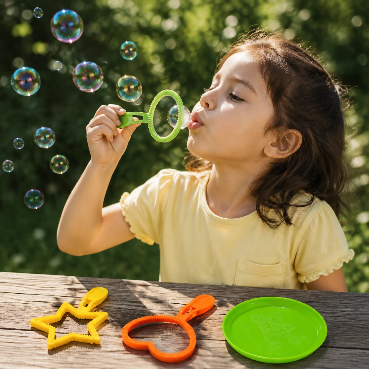 Kids Outdoor Garden Set - Soapy Wand Set for Kids, Party