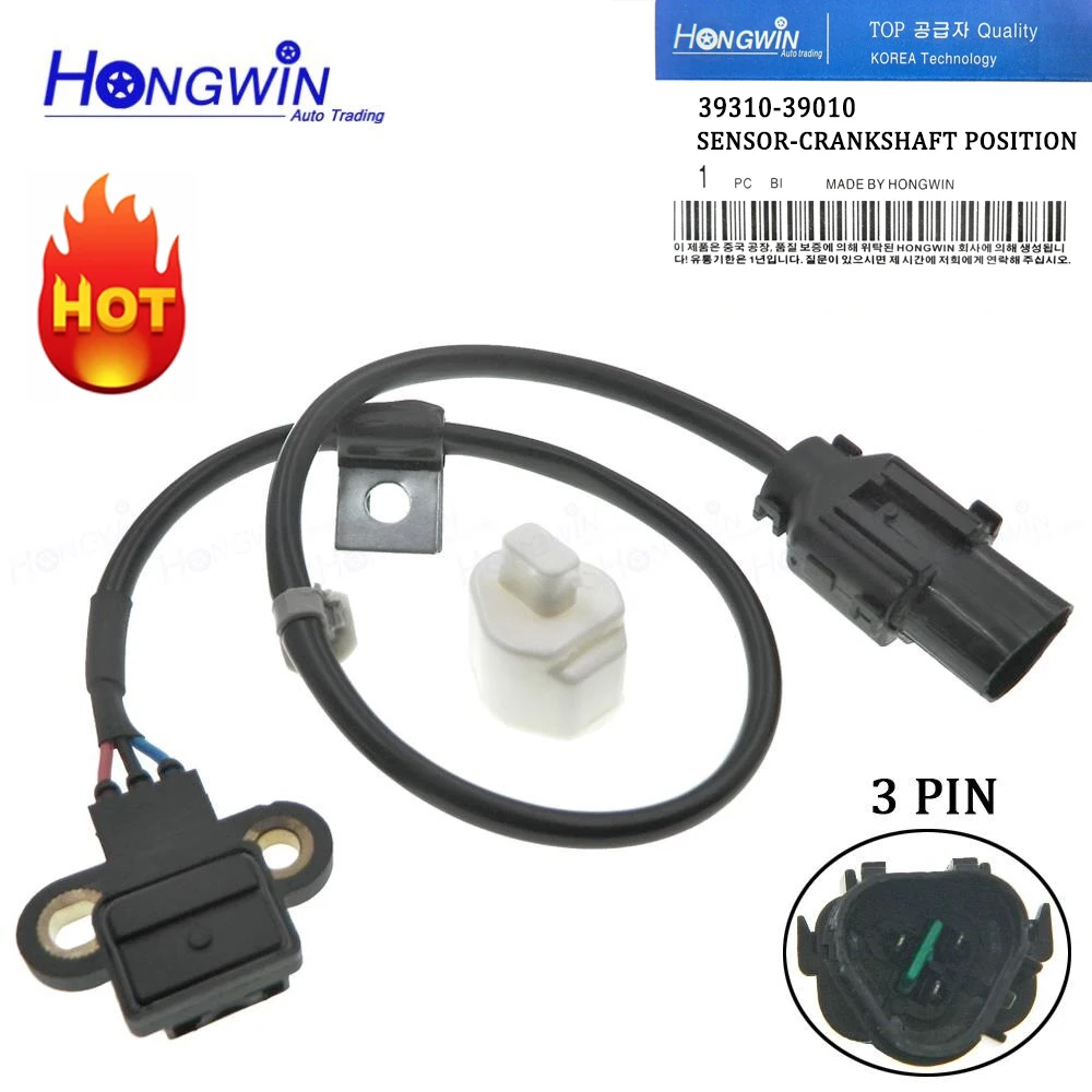 

39310-39010 Engine Crankshaft Position Sensor For 2001-2005 Hyundai XG300 XG350 Kia Sedona 3.5L 3931039010 39310 39010