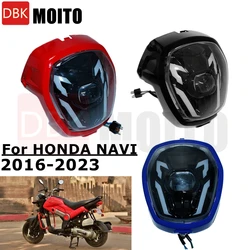 Motorcycle LED DRL Headlight Assembly for Honda 2017-2021 NAVI NVA110B NAVI 110 33110-k74-a01 Dirt Bike Front Head Lamp