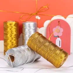 1.5mm 100m Gift Wrapping String Multifunctional DIY Crafting Gift String For Holiday Christmas New Year Gift Packaging Thread