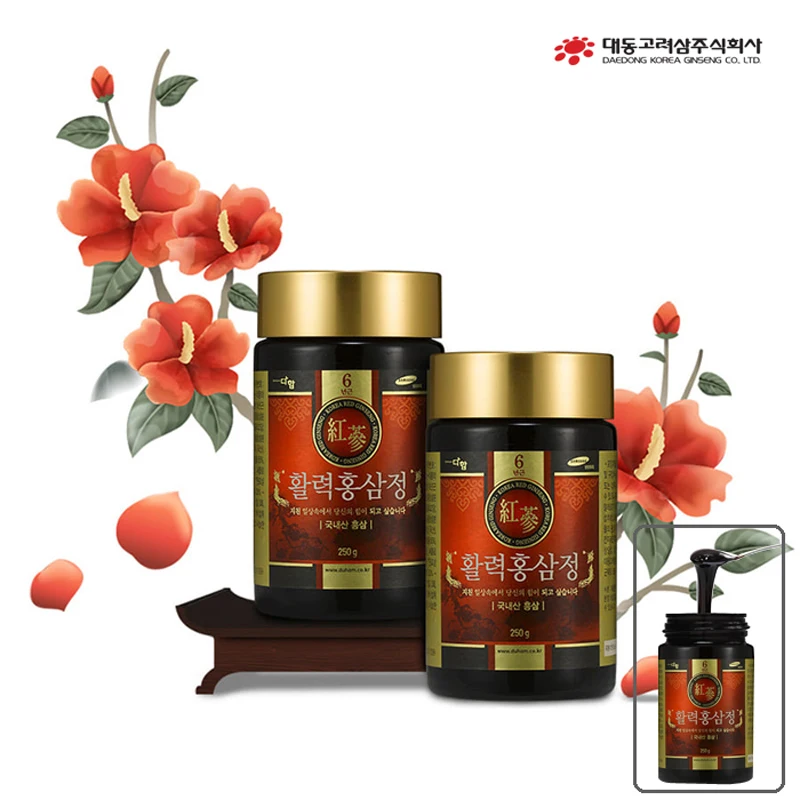 [Dae-Dong Korea Sam] 6-year long red ginseng concentrate vitality red ginseng (250g x 2 bottles)