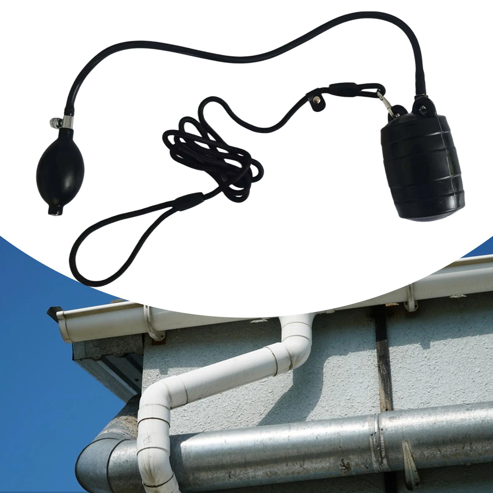 Pipe Natural Rubber Drain Air Bag Sturdy Maintenance Rustproof Plumbing Test Balloon With Hand DN 200 150 160 110 100 75 50
