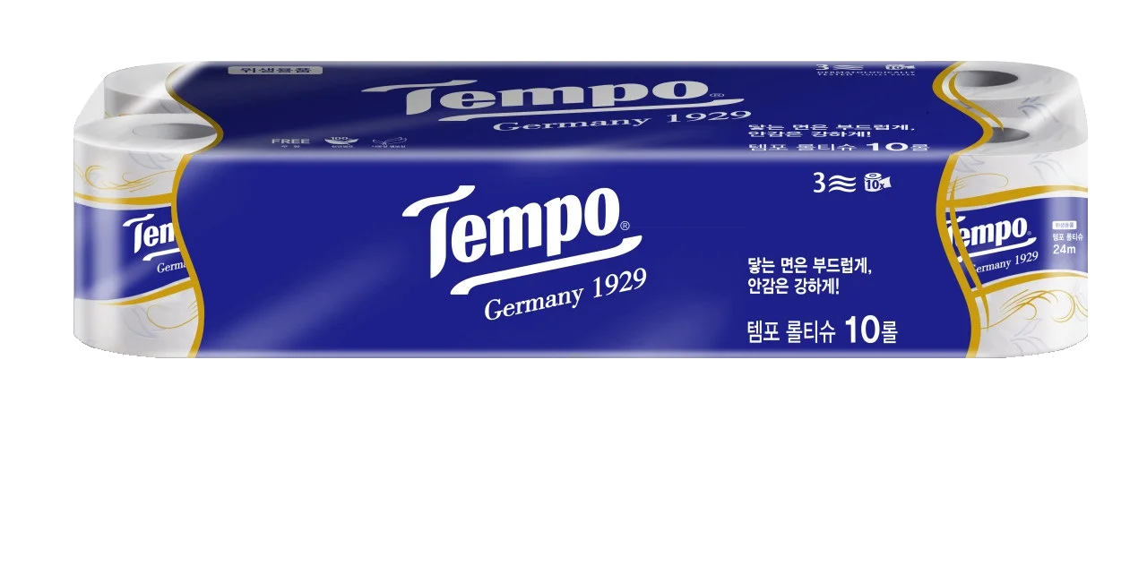 [Tempo Tissue] (Experience Pack) Tempo Premium Roll Tissue 1 Pack (10 Roll) + Tempo soft pack beauty tissue 1 Pack (4 pieces)