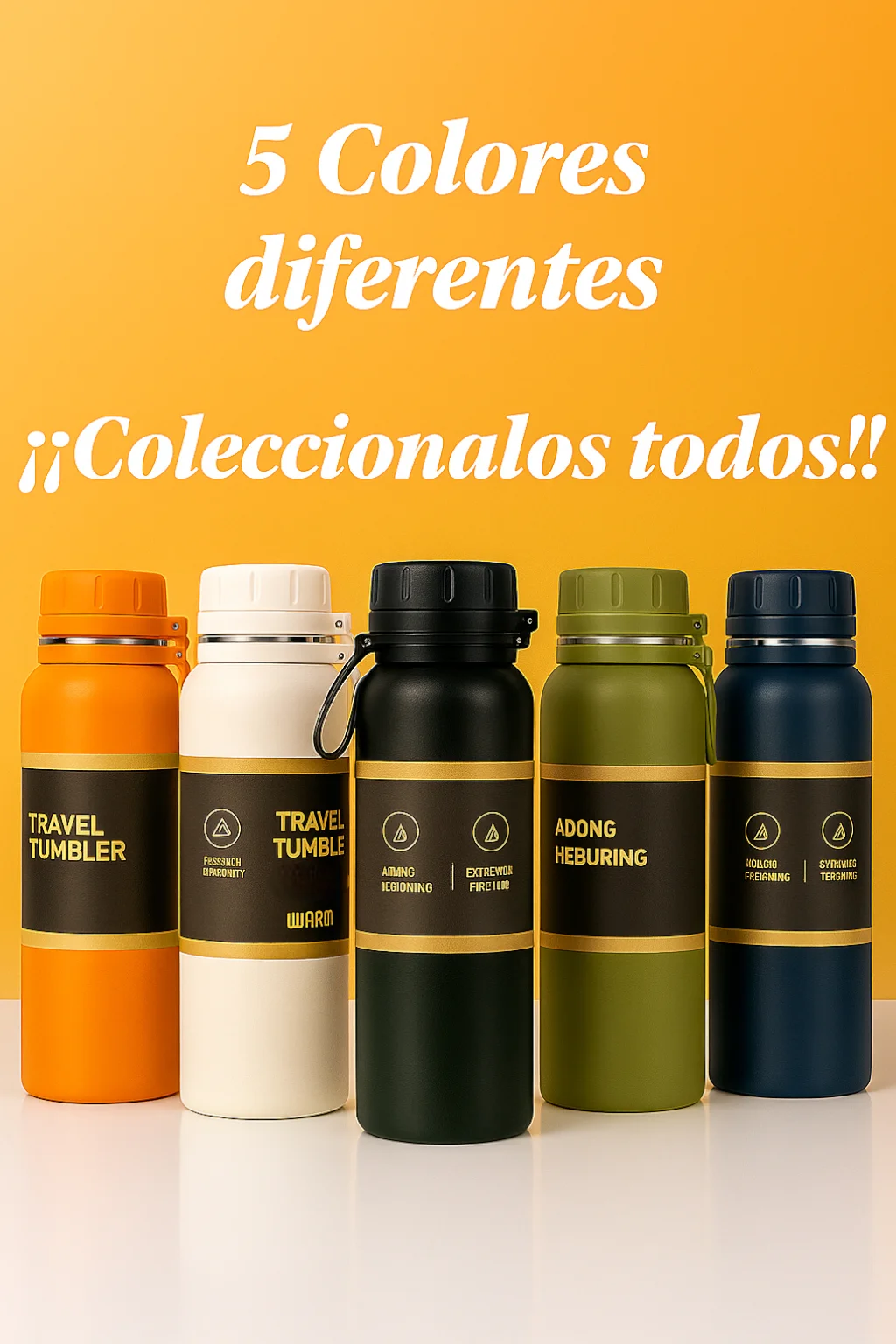 ترمس من الفولاذ المقاوم للصدأ سعة 1000 مل، Pya-3 مع جدار عازل مزدوج، تصميم محكم ومقاوم، مثالي للقهوة أو الشاي أو الماء أو العصائر، محمول للمكتب أو السفر أو صالة الألعاب الرياضية أو التخييم، 5 ألوان مختلفة.