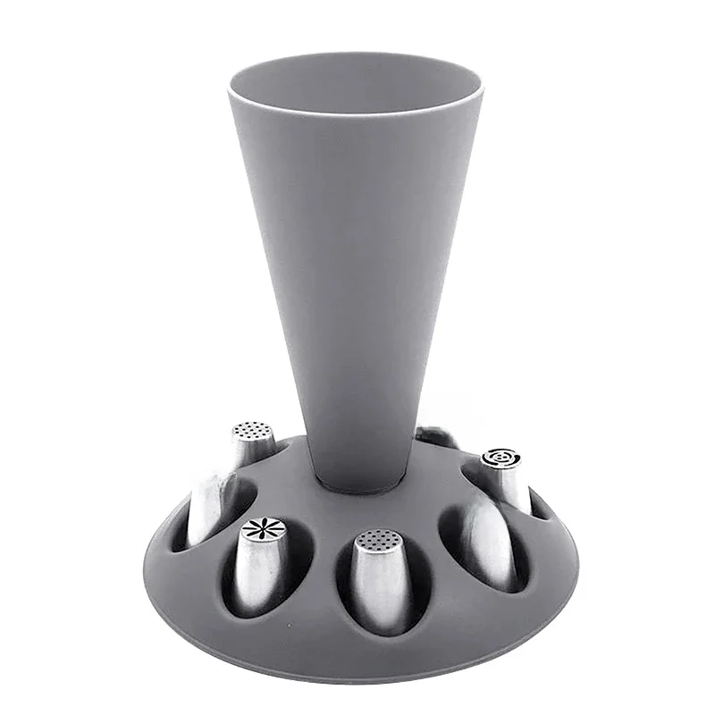 Poches à douille T1 pour un remplissage facile, support de poche à douille, buse de support, support d'embouts de décoration, accessoires de cuisson