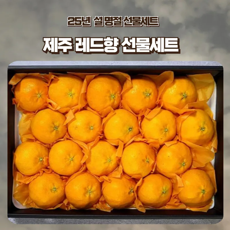 [Footy N] Jeju Red Scent Gift Set 1.5kg-4.5kg 