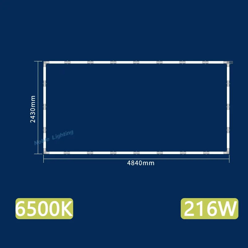 Zeshoekige LED-verlichting 6500K Daglicht Honingraat Plafondlamp Hoog Helder voor Garage Werkplaats Auto Detail Studio Home Gym Verlichting