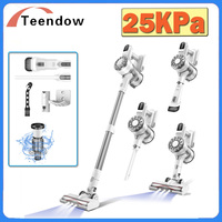 Teendow V08 Pro Cordless Vacuum Cleaner 25Kpa Powerful Suction 2200Mah Battery 250W Brush Motor 3 Charging Options