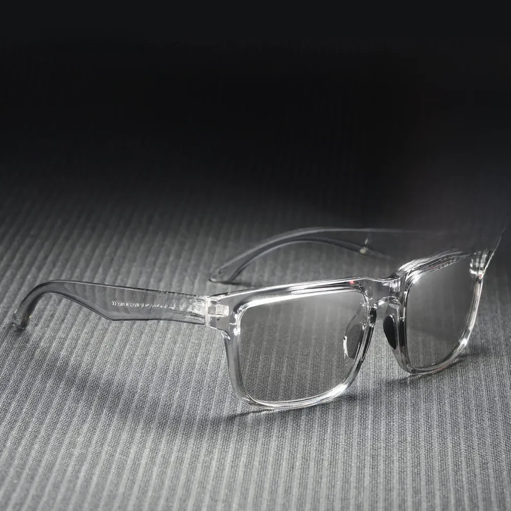 KDEAM Große quadratische Herren-Sonnenbrille, polarisiert, photochrome, übergroße Sonnenbrille, modische Damen-Sonnenbrille, verbesserte Ausgabe