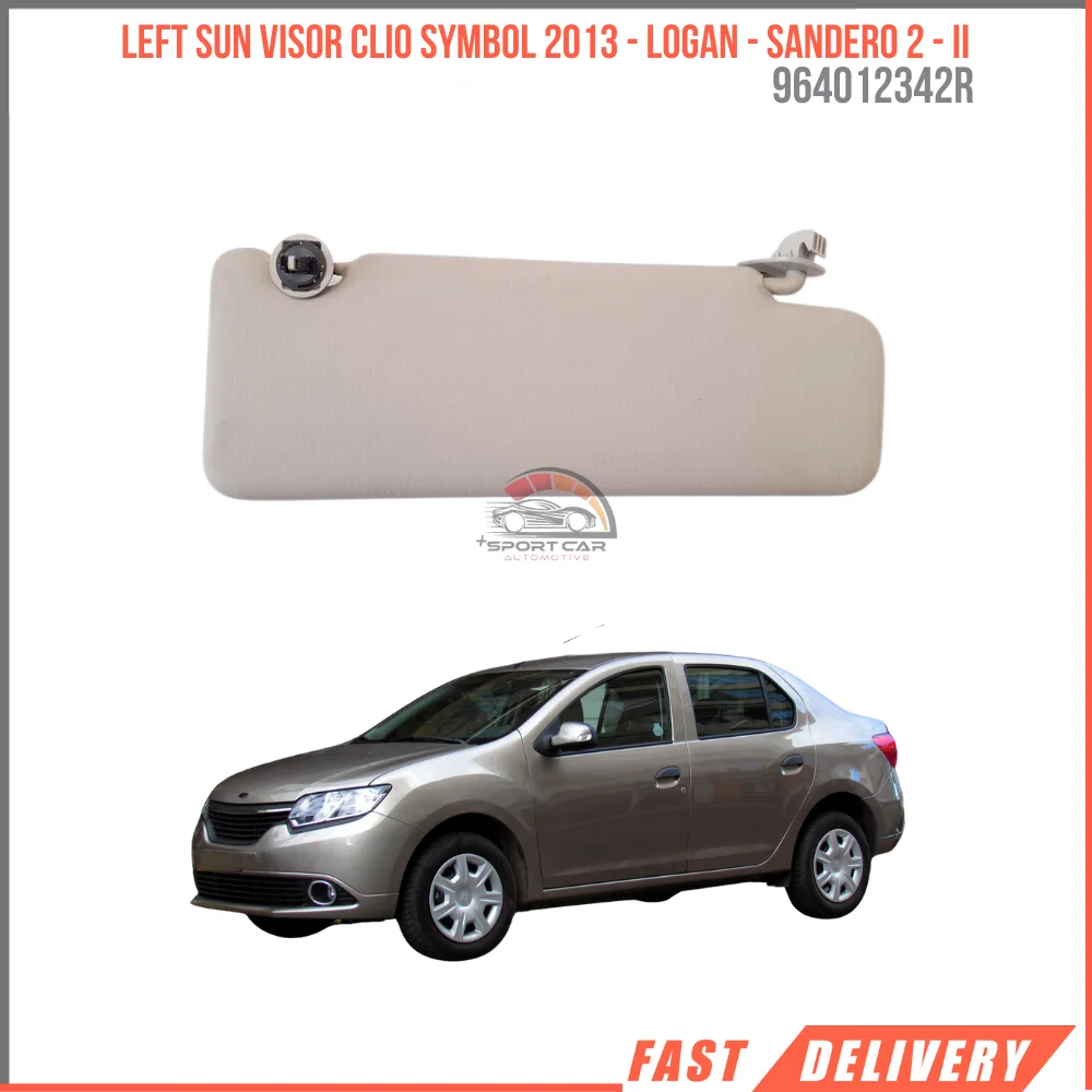 For Left Sun Visor Clio Symbol 2013 - Logan - Sandero 2 - II 964012342R - affordable car parts high quality fast shipping