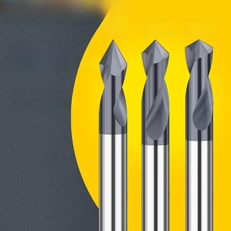 Foret à points CNC en carbure, mèche centrale 60 90 120 degrés 0.5-20mm, chanfrein de localisation, Guide de préparation, trou pilote, Machine-outil CNC 1 pièce