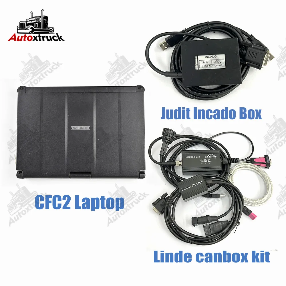 

Electric CANBOX TO TRUCK for Pathfinder Linde canbox doctor Judit Box IncadoForklift Diagnosis Scanner Tools CF C2 Laptop