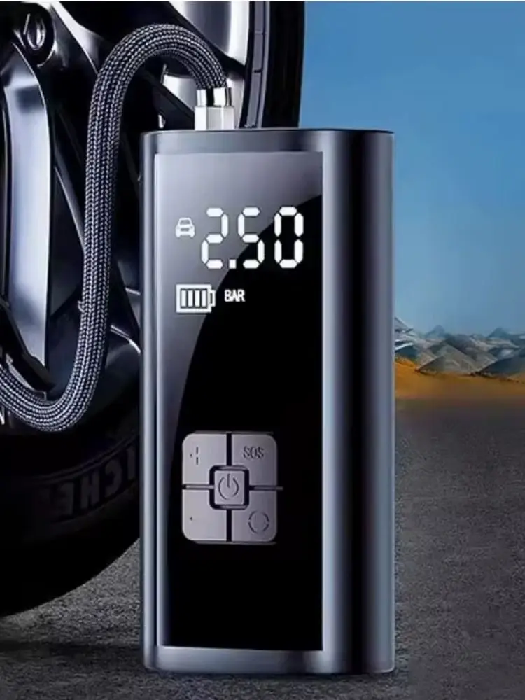 AliExpress NONE Portable 150PSI Cordless Air Compressor Tire Inflator for Car Motorcycle Bike Bicycle with LED Light Electric Air Pump