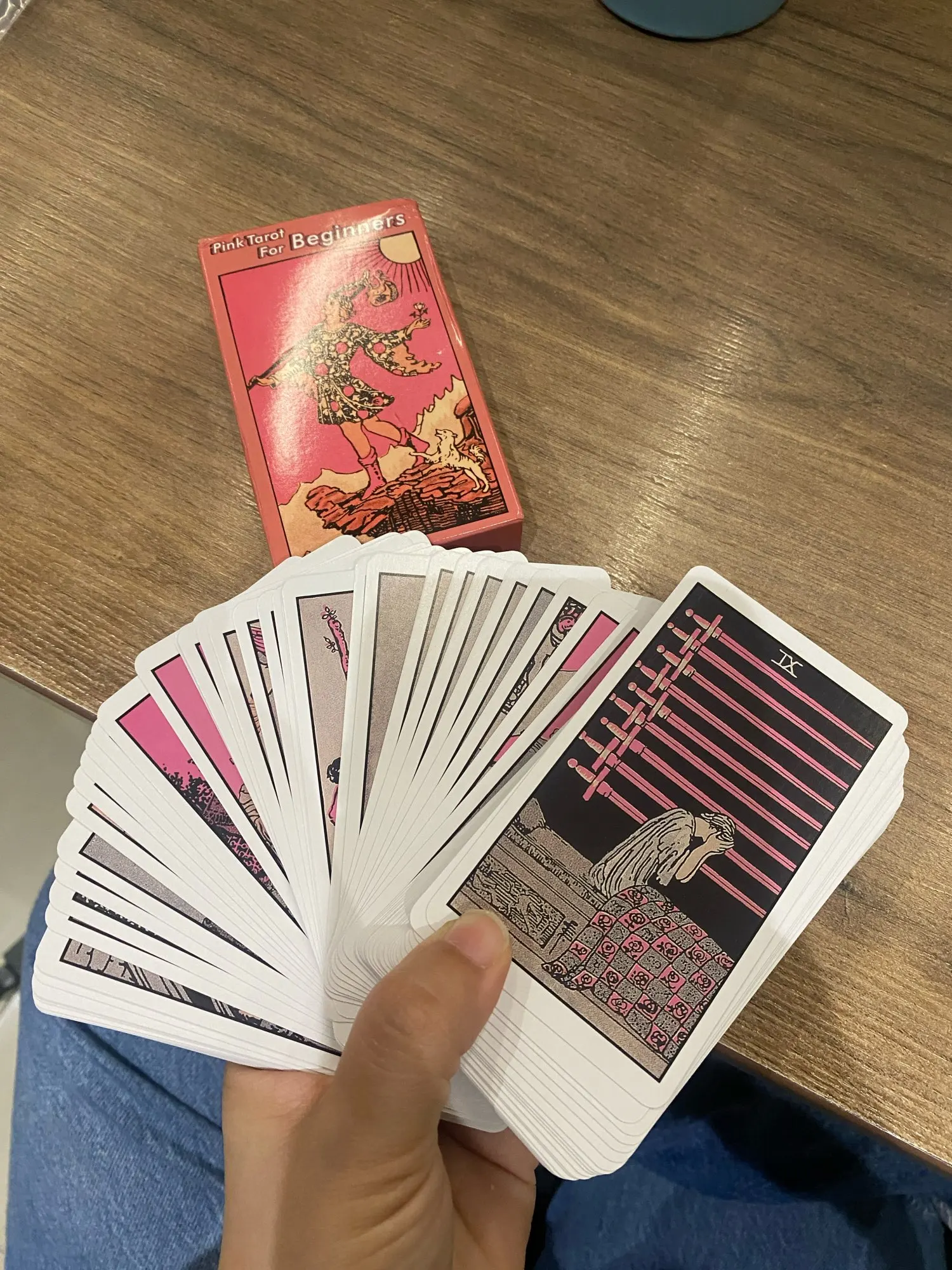 Muted Pink Rider Waite Tarot