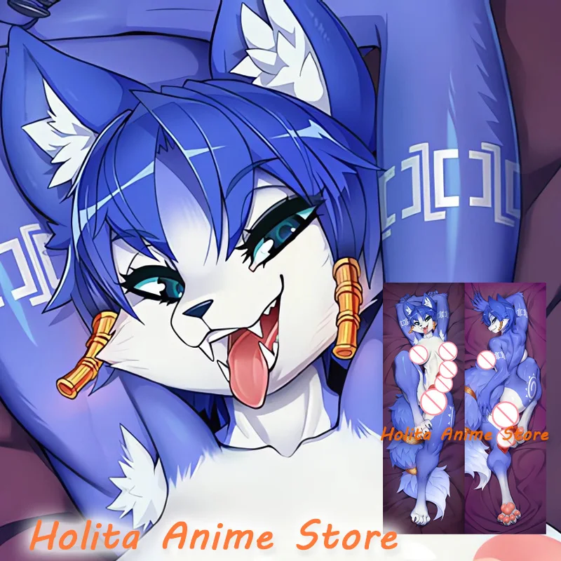 Imagem -03 - Dakimakura-capa de Travesseiro de Corpo Anime Krystal Starfox Impressão Dupla Face Tamanho Real