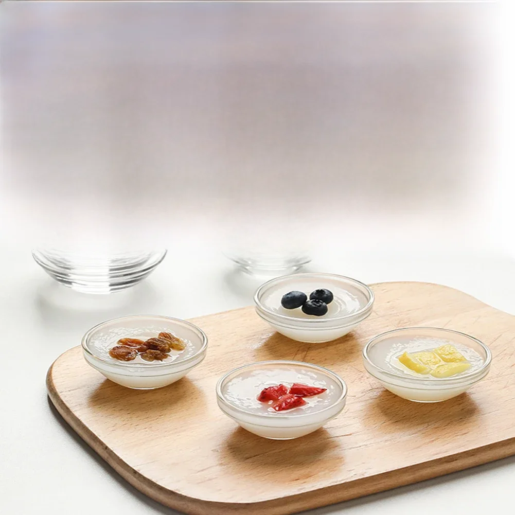 Mini bol en verre multi-usages résistant à la chaleur pour aliments, desserts, salades, collations, pudding, récipients pour usage domestique, restaurant, café