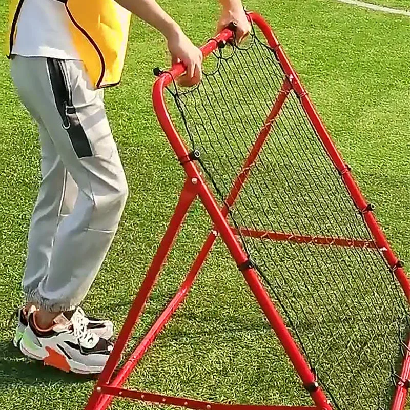 شبكة كرة قدم قابلة للطي ومتينة مع أنبوب سميك ومجموعة متنوعة من الحبال للأطفال والمراهقين في الفناء الخلفي لممارسة كرة القدم