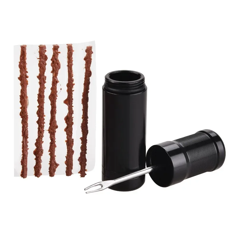 AliExpress For Fixing Puncture Flat Road MTB Bicycle Bike Tubeless Tire Repair Kit Slug Plug Stopper Rubber Bacon Strips and Insertion Tool