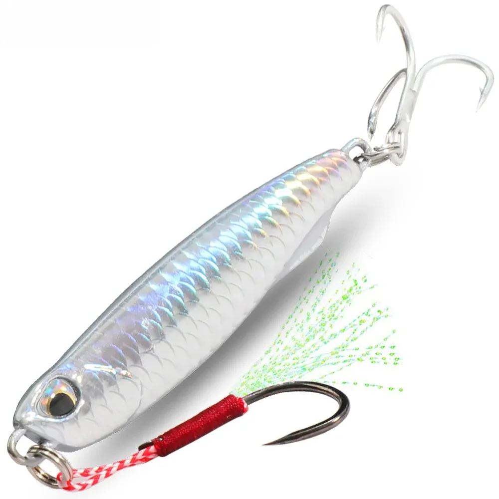 GOBAIT métal gabarit leurre 10g 20g 30g 40g Spinner Popper coulant crayon filature matériel de pêche plume crochet triple crochets Pesca appât