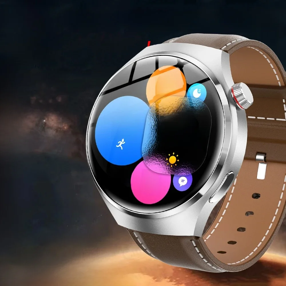 2025 Nieuwe Horloge 4 Pro Upgrade GPS NFC heren Smartwatch 360*360 AMOLED HD Bluetooth Oproep Waterdicht Smart horloge - afbeelding 2