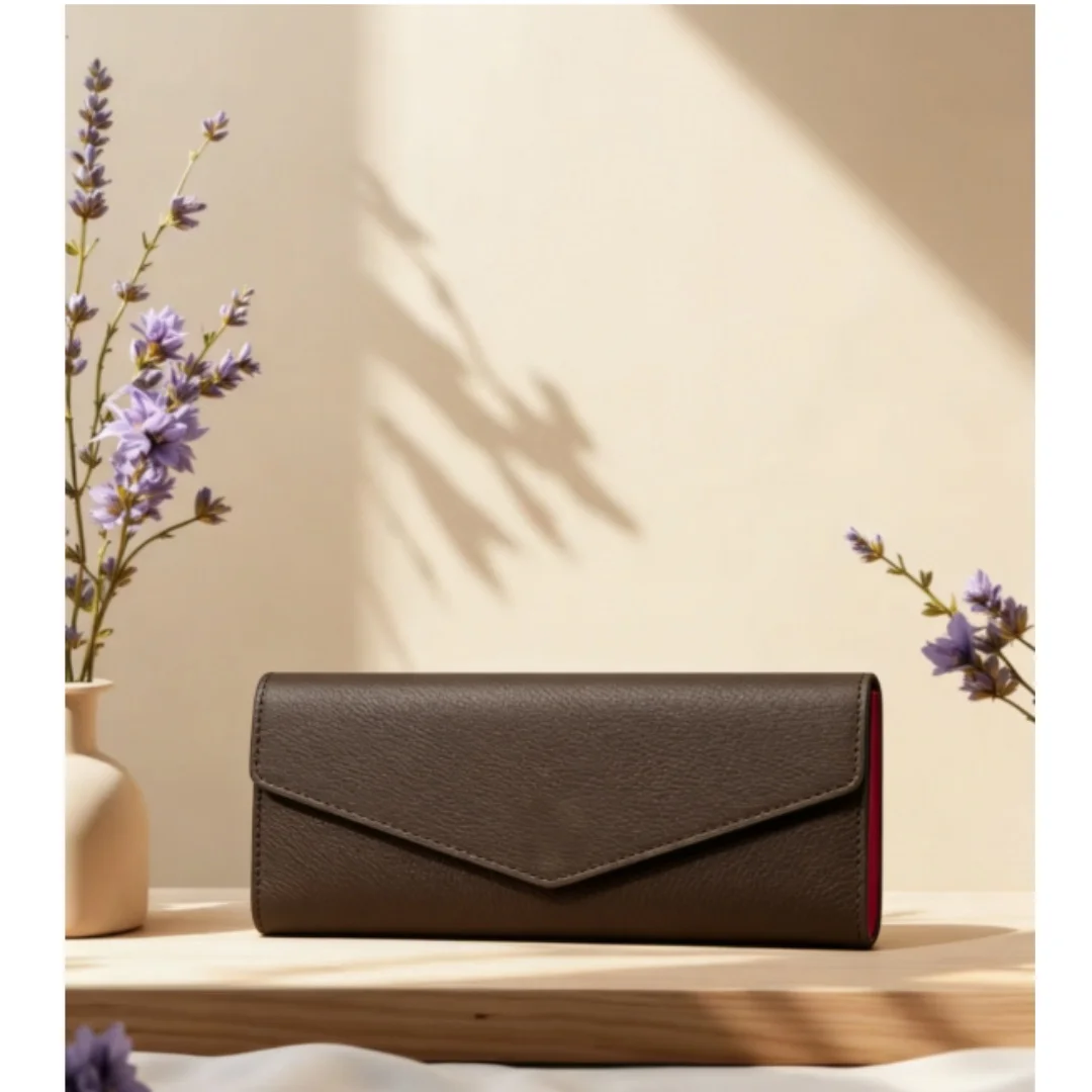 New Style Size 19*10CM High Quality Women's Fashionable Classic Printed Small Leather Wallet No Box