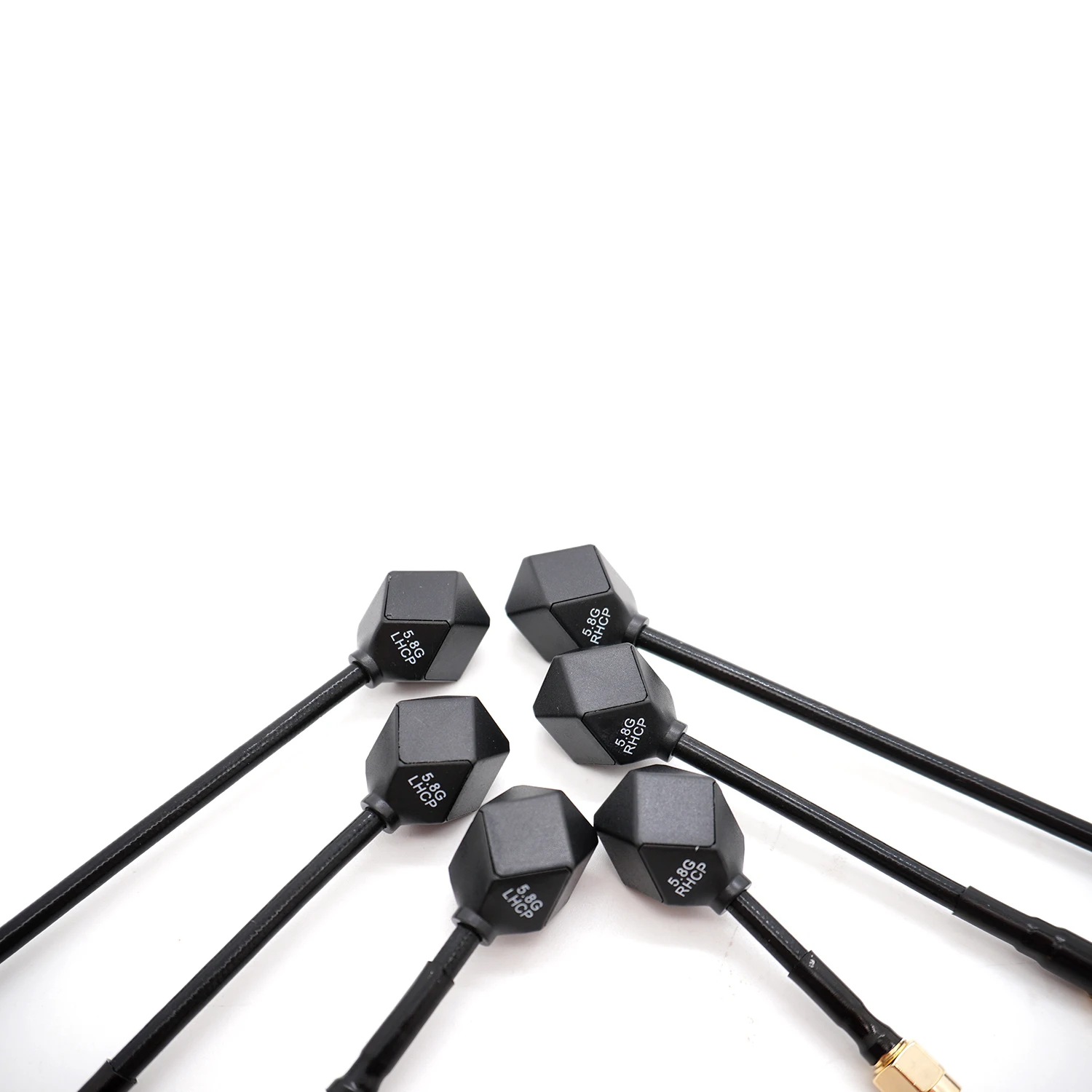 Antena YSIDO 5,8 GHz 2,4dBi 60mm/100mm/150mm LHCP RP SMA/RHCP SMA antena para RC FPV Drone Racing Freestyle Quadcopter avión