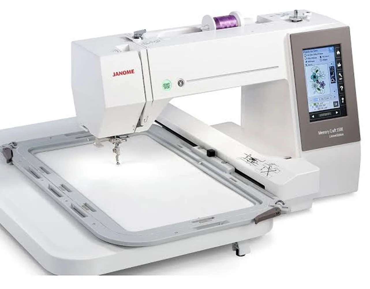 BRAND NEW BUY 5 GET 2 FREE Janome Memory Craft 550e Embroidery Machine Complete Accessories