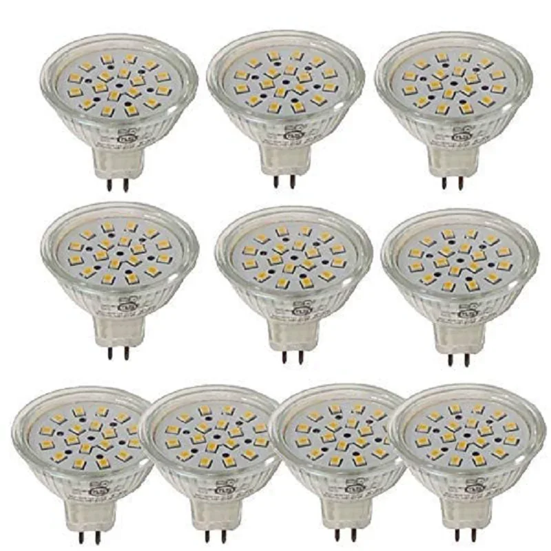 Bombilla led g5.3 12v 4.6w 6000k 10 (pacote)