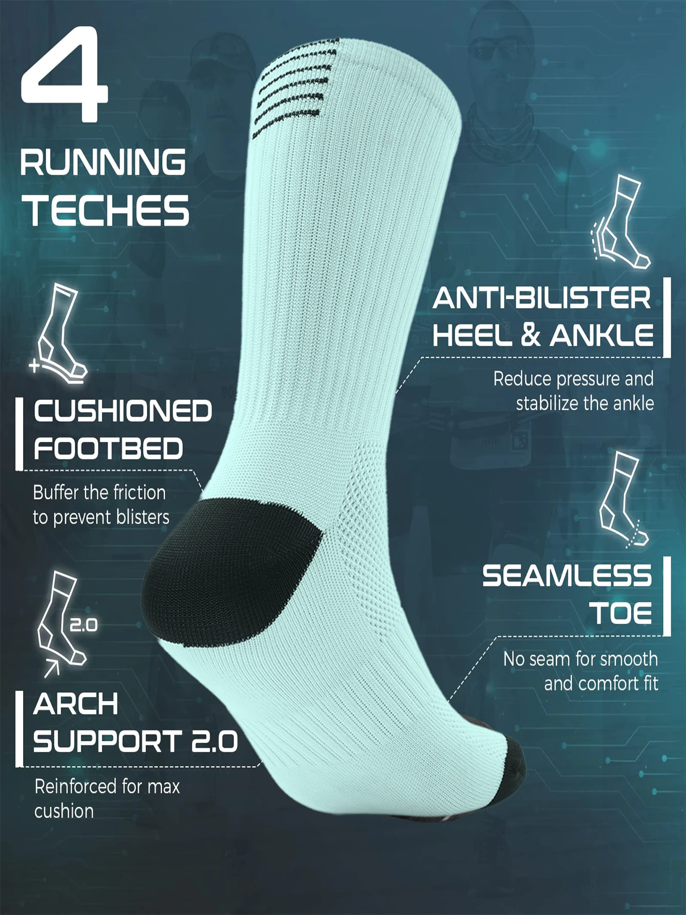 Jing Professional Cycling Sock - đánh giá và giá Outdoor Sport Hose