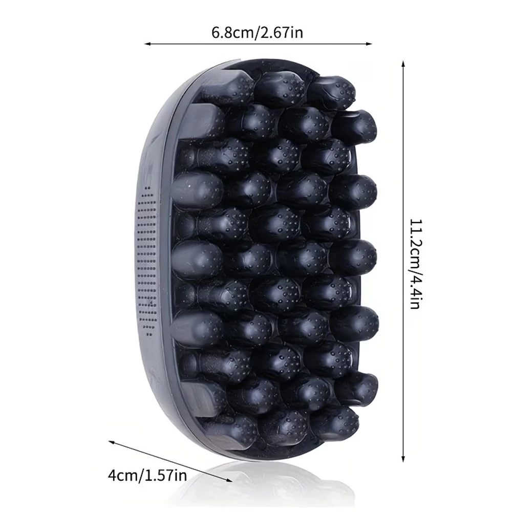 Silikon Magic Twist Haarbürste - Mini Tragbare Leicht zu Reinigende Lockenfrisierbürste, Afro-Haarbürste – Detail 2