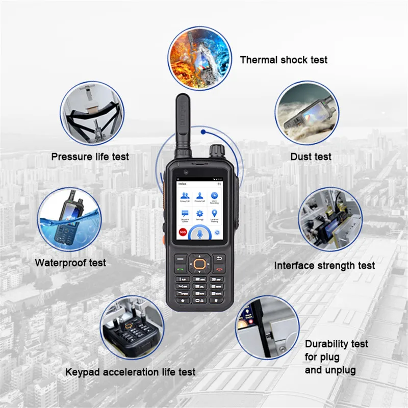 Inrico-T320 for Zello Android Network, POC Radio, 4G LTE Transceiver, Walkie Talkie, Smart Phone