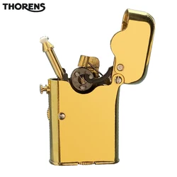 THORENS-Teleflam Single Claw Lighter, Vintage Bottom, Fuel Screw, Retractable Pipe Lighter for Collection,  Gift