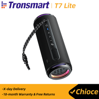 Tronsmart T7 Lite Portable Speaker 24W Wireless Speaker with Enhanced Bass, 24H Playtime, APP Control,IPX7,for Camping Party