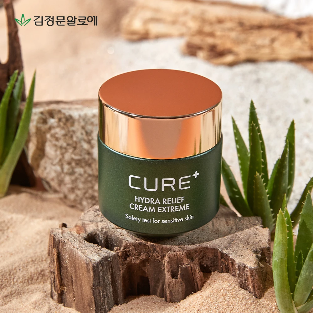 Kim Jeong moon Aloe Cure Hydra Relief Moisturizing Cream Extreme 50g 1+1