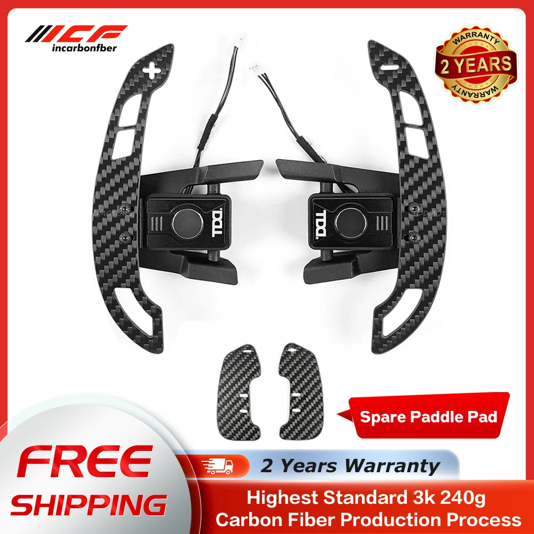

ICF Steering Wheel Shift Paddle For Volkswagen MK7 MK7.5 VW Golf R Scirocco Carbon Fiber Magnetic Paddle Shifters