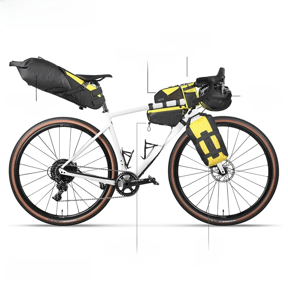 AliExpress Rhinowalk Bike Saddle Bag Splashproof Bicycle Handlebar Front Top/Bottom Tube Bag Bikepacking Wilderness Series 1 Piece Sale