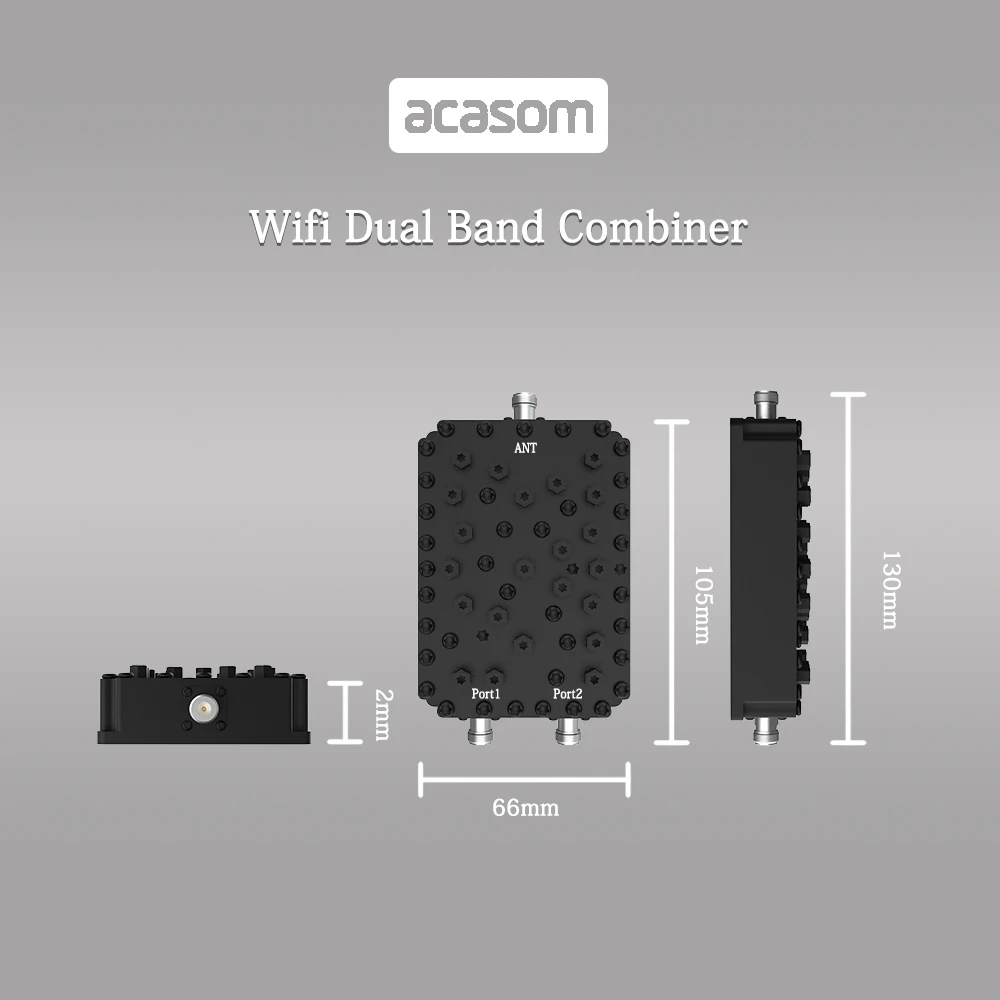 Imagem -05 - Wifi Banda Cavidade Diplexer Sma Dupla Banda Combinador Multiplexer Cavidade Diplexer Maneira Cavidade Duplexer 5.15ghz 5.8ghz