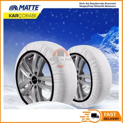 For Matte Snow Socks Snow Chains Cars Safe Driving Super-X Series (Textile Snow Chain - For Safe Driving)